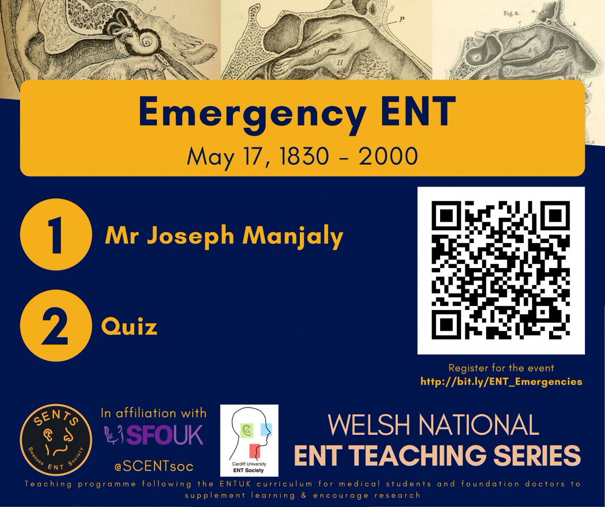 Swansea and Cardiff University ENT Society tweet media