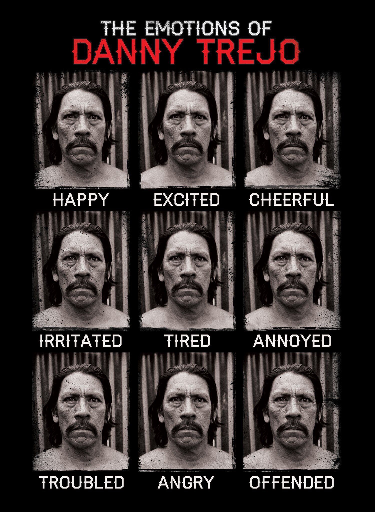 Happy birthday to American actor and voice actor Danny Trejo, born May 16, 1944. 