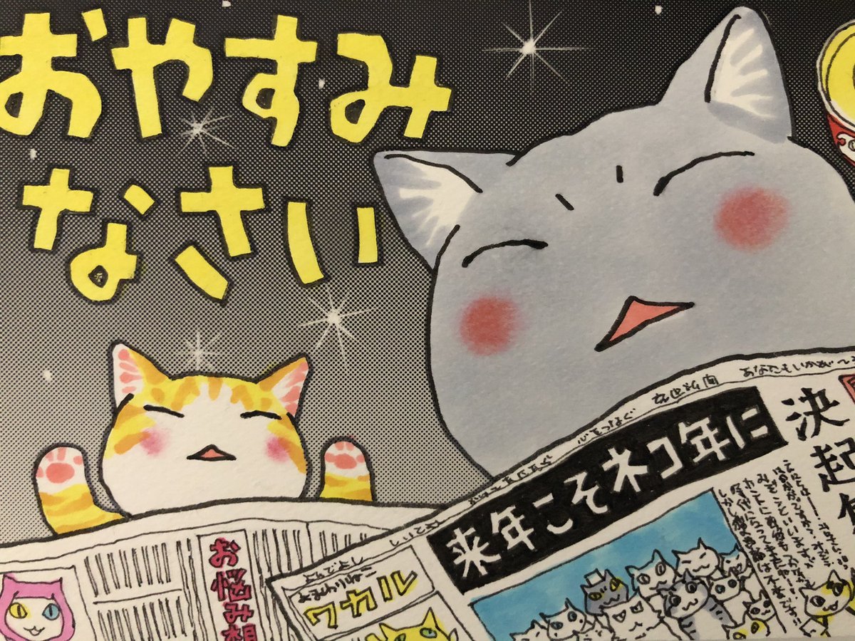 寝られる方は、、

#夜廻り猫 