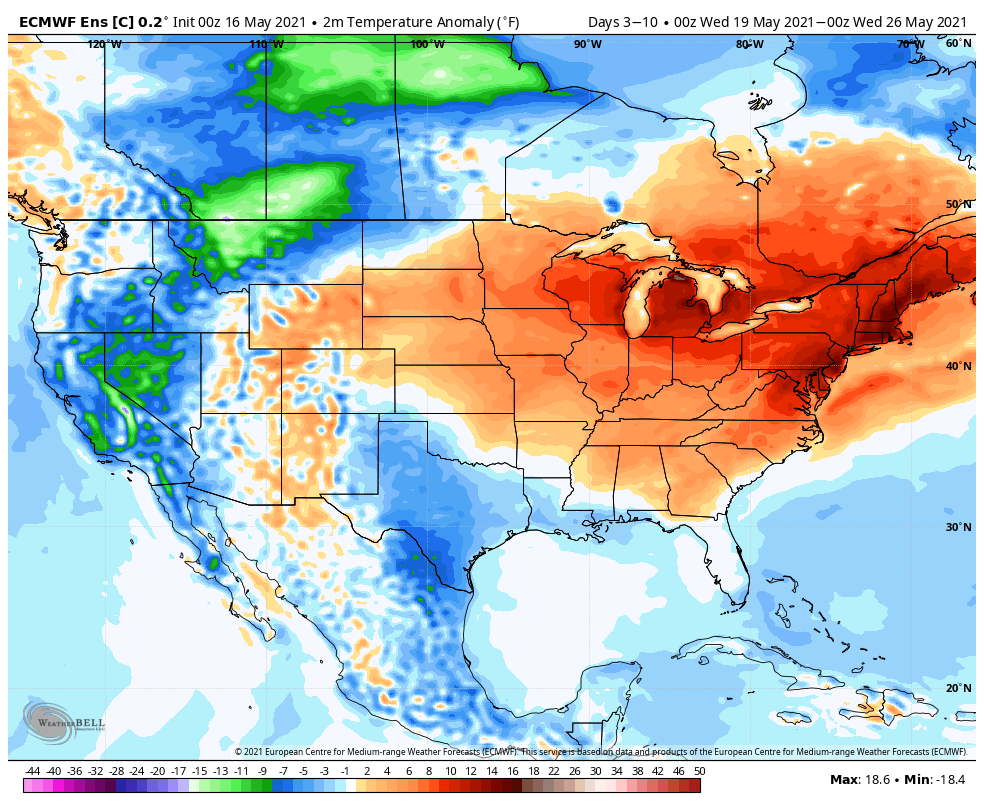 Joe Bastardi on Twitter "SUDDEN SUMMER ABOUT TO COMMENCE. first 90 of