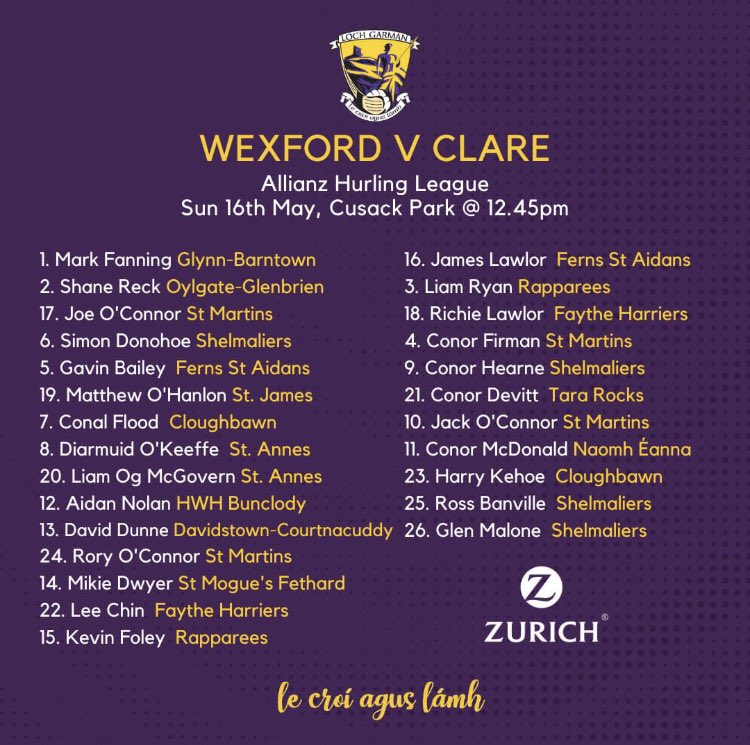 WexfordCBSGAA's tweet photo. 🚨Great news as we have a past pupil on the Wexford Senior Hurling squad  for the first time since the days of Richie Kehoe, Paul Carley &amp; Eoin Quigley! Well to Richie! 
Best of luck to Richie &amp; @officialwexgaa v Clare today in Ennis.
#CBS #Bokerboy #Wexford #hurling #firstofmany https://t.co/OAUYBs02f6