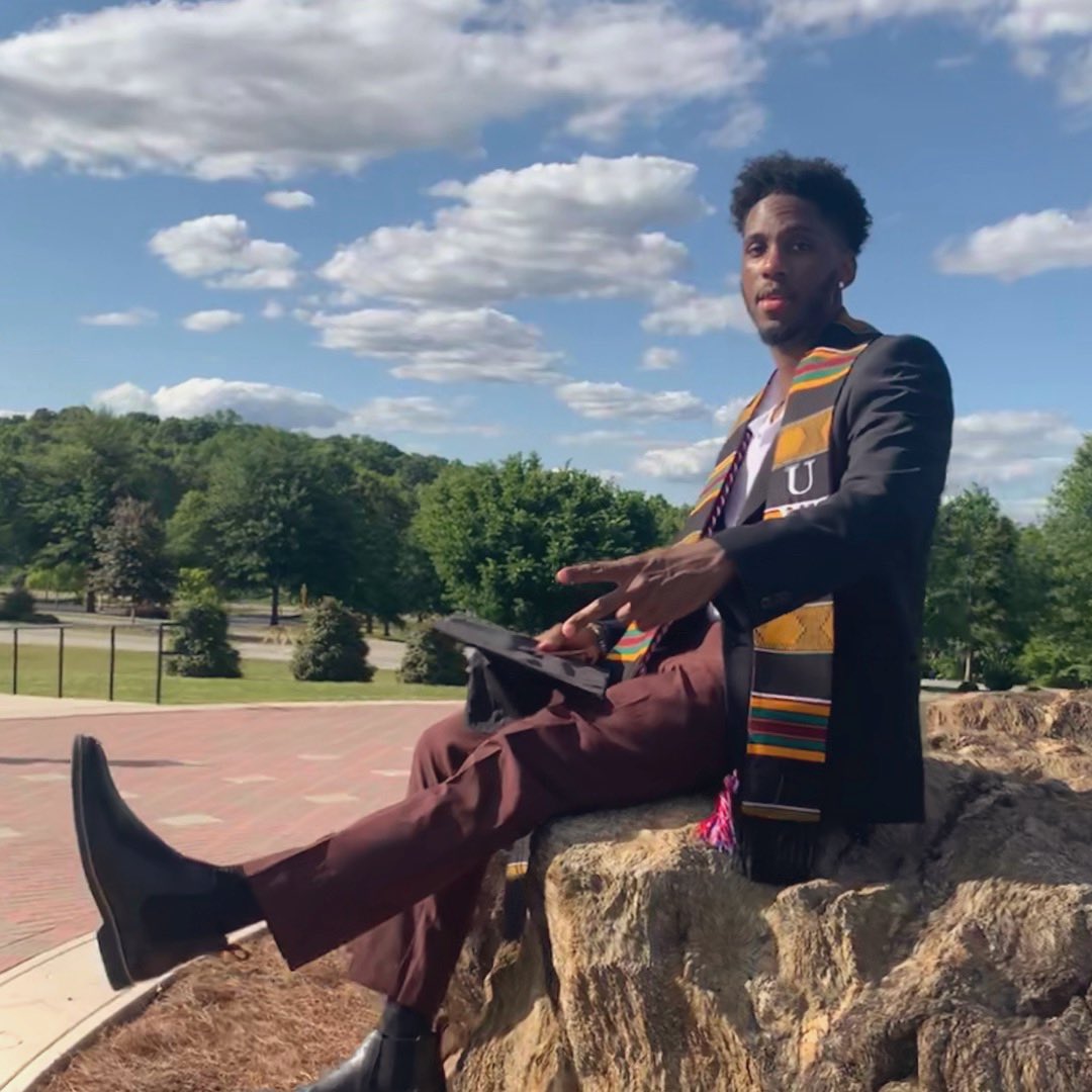 9bnels's tweet photo. “Told em it was my turn, I’m guessing that the times here” 

B.B.A. in Finance 📈

From VA ➡️ 2 yrs College ball at UMO ➡️ 2 yrs at West Georgia, it’s been a ride. 

My story only gets better from here because I know the author ✍🏽

#GradSzn #UWG #2021grad
#blackgrads @lilbaby4PF https://t.co/5UP6JySYJ5