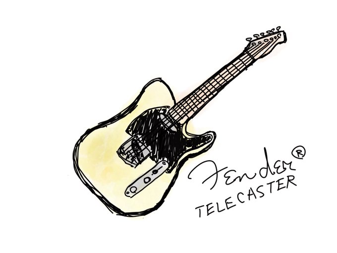 テレキャスターのtwitterイラスト検索結果