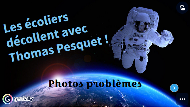 Photo-problèmes, les écoliers décollent avec Thomas Pesquet ! mathsenvie.fr/?p=9775 via <a href="/mathsenvie/">M@ths en-vie</a> 

Deux <a href="/genially_fr/">Genially_fr</a> réalisés par <a href="/VMalhautier/">Valerie Malhautier</a>