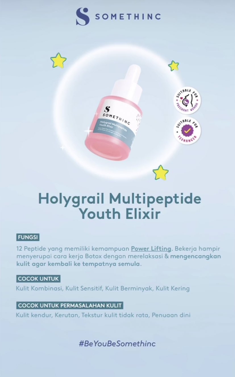 Review somethinc holy grail multi peptide youth elixir