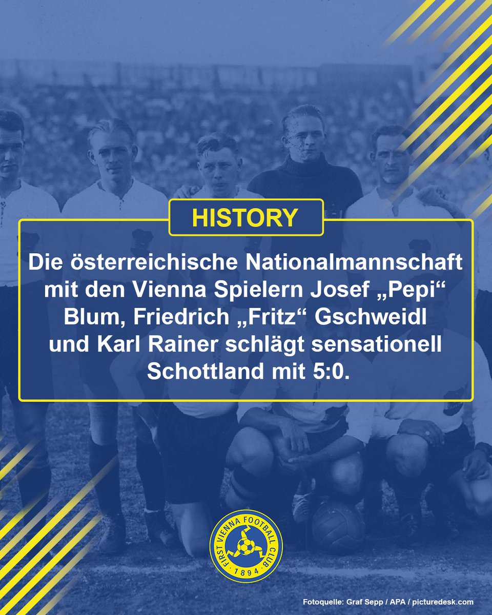 💙 16.05.1931 💛 
Heute vor 90 Jahren! Die Geburtsstunde des österreichischen Wunderteams auf der Hohen Warte.

#ViennaFamily #comebackvienna