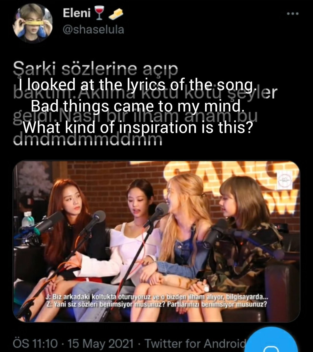J3NLOV3's tweet photo. last night, turkish armies started to sexualize girls by tweeting about blackpink. please report. this is disgusting.

@/trouvaillebngtn @/mortalrsq @/shaselula @/bangforever13 https://t.co/jTdAq3iDor