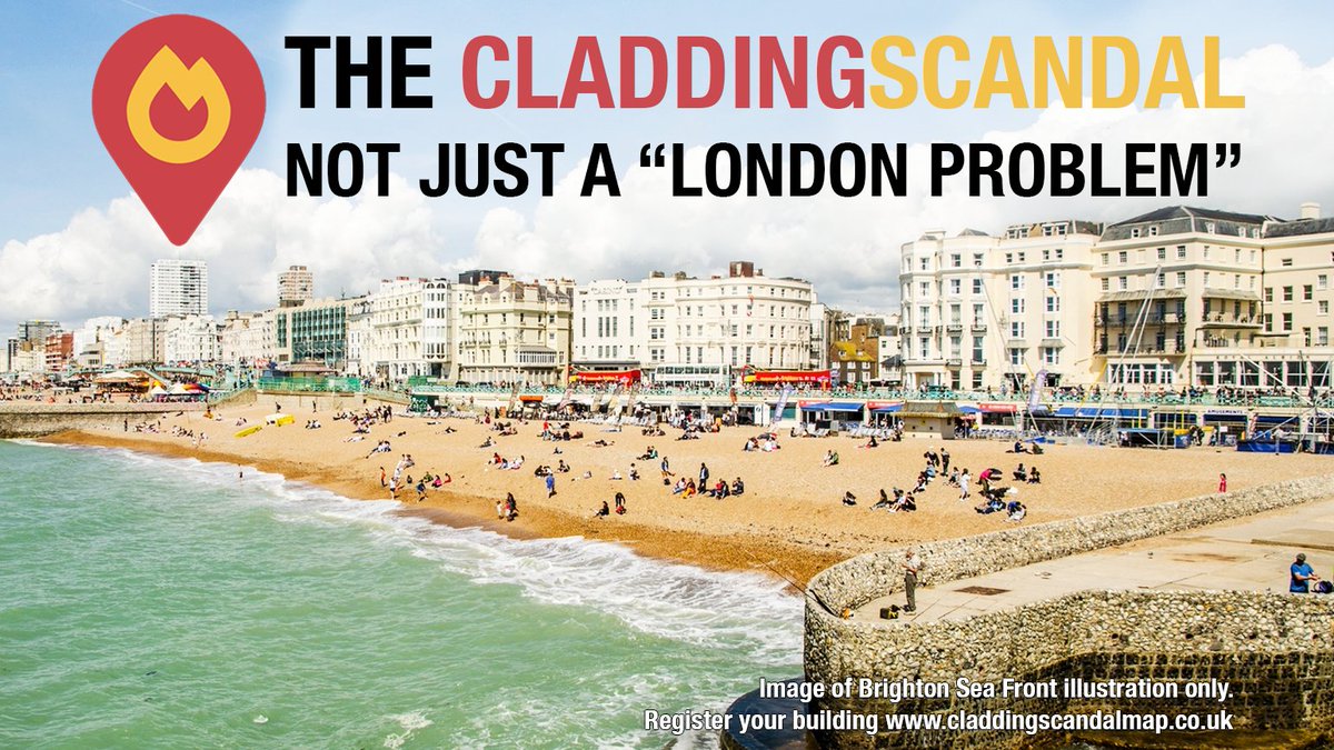 The #CladdingScandal isn't just a #LondonProblem - it affects buildings allover the nation, and affects millions of leaseholders. Register your building at claddingscandalmap.co.uk now. 

ALL Leaseholders must unite as one voice.

#EndOurCladdingScandal 
.<a href="/EOCS_Official/">End Our Cladding Scandal</a> .<a href="/ukcag/">UK Cladding Action Group</a>