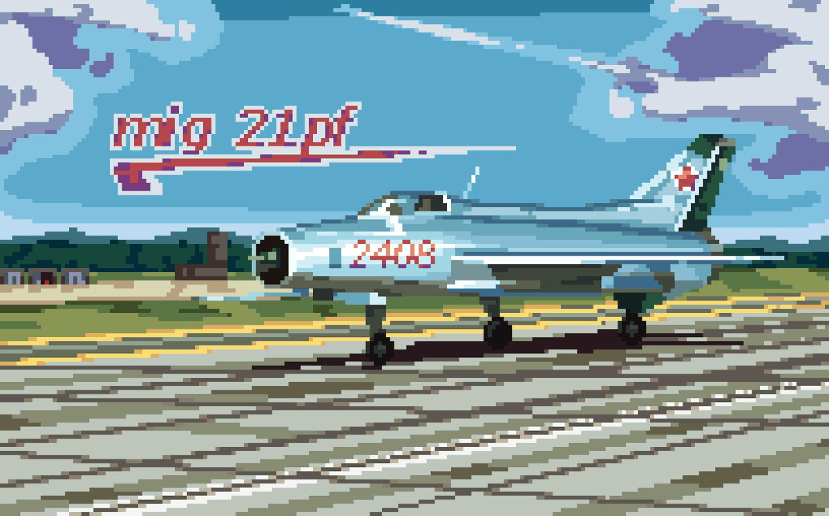 noobkali1's tweet photo. Mig 21 PF Pixelart #pixelart #warthunder https://t.co/yFJfvloZam