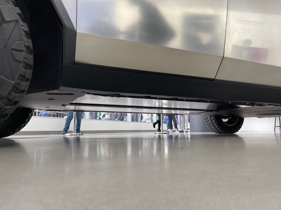 Cybertruck undercarriage looks so durable <a href="/elonmusk/">Elon Musk</a>