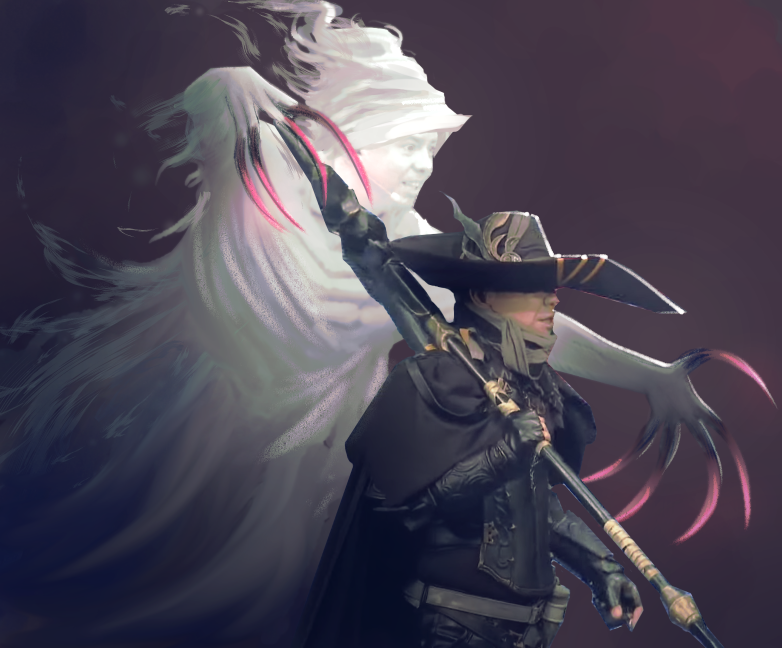 "Haven't been doodlin for sometime, When Koji offered to be Yoshi-P's Voidsent xD" by takomunch
redd.it/ndtvwu