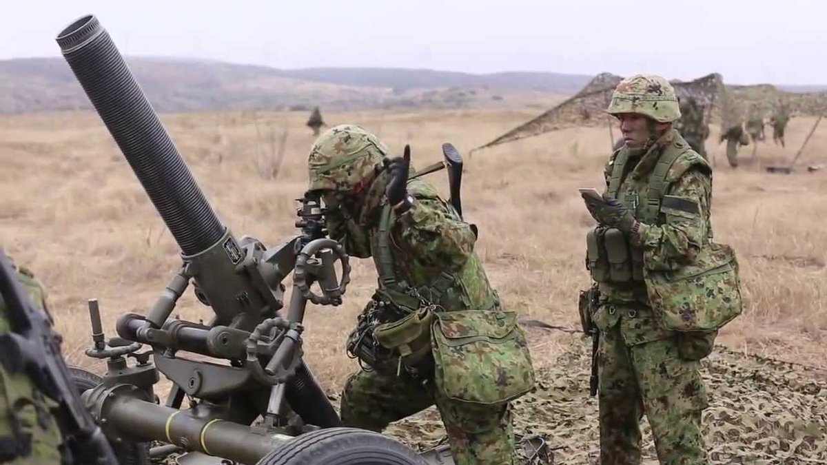 TheatrumBelli's tweet image. C'est peu connu mais l'armée de terre japonaise a en dotation du matériel français: les fameux #mortiers 120 RT qu'elle produit sur place sous licence. Elle doit en avoir plus de 450 soit presque 2 fois plus l'@armeedeterre.
#Artillerie #Mo120RT #Japon
@thalesgroup @ThalesDefence