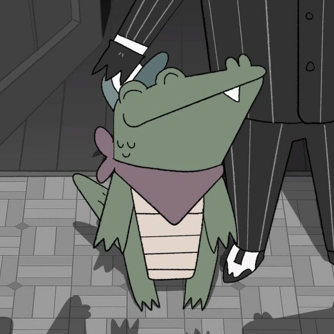 LilDudesDaily's tweet photo. today's little dude of the day is pat from later alligator! (he/him) https://t.co/ZFVFY0UEXs