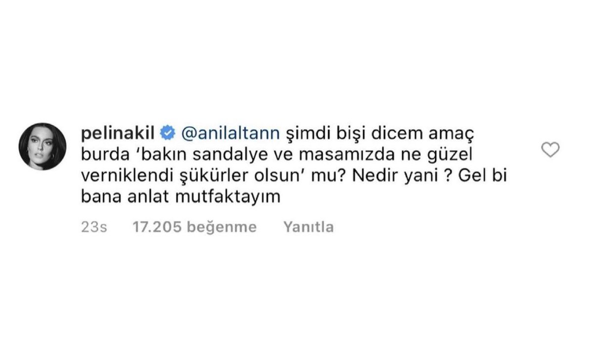 ileride eşimin fotoğrafına atacağım standart bi yorum*