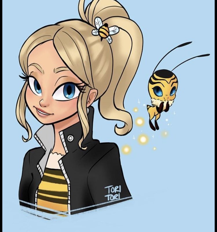 mlbEdit's tweet image. Fanart of me and my queen ( not my art! ) 👑 🐝 =queen bee @Chl0eBourgeois