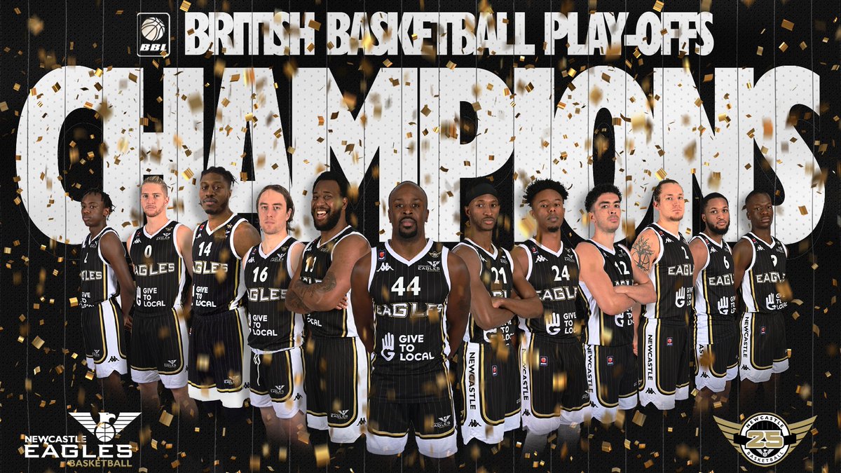 NewcastleEagle's tweet image. 🏆 2021 @BBLofficial #MayMadness Play-Offs Champions!

#BritishBasketball #HowayTheEaglesLads