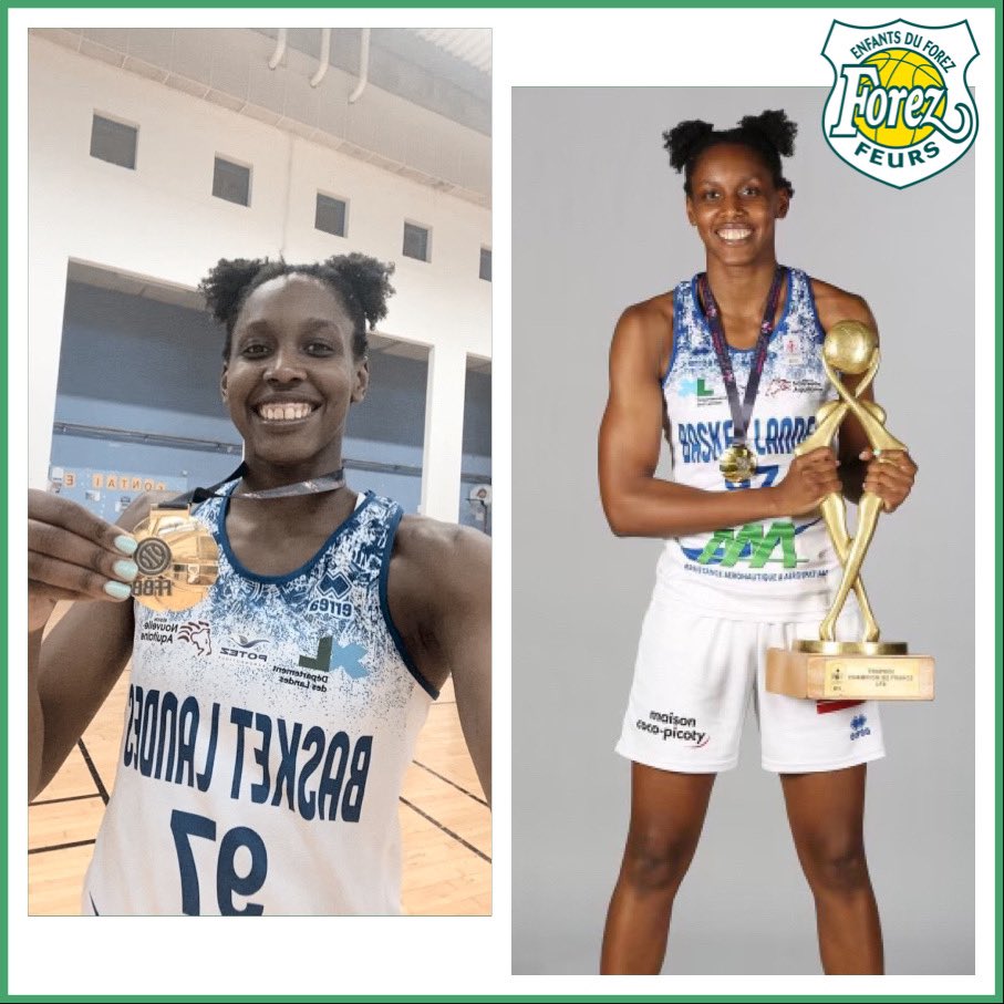 [CHAMPIONNE <a href="/basketlfb/">LFB</a>]

Félicitations à Kendra #Chéry et <a href="/BasketLandes/">Basket Landes</a> 🏆 qui viennent de remporter le titre de championne de France de LFB. 

Une pensée à Hubert et Francelise les parents de Kendra qui ont évolué aux Enfants du Forez. #Fierté 

#GrandirEnsemble💚💛 #EFF🏀