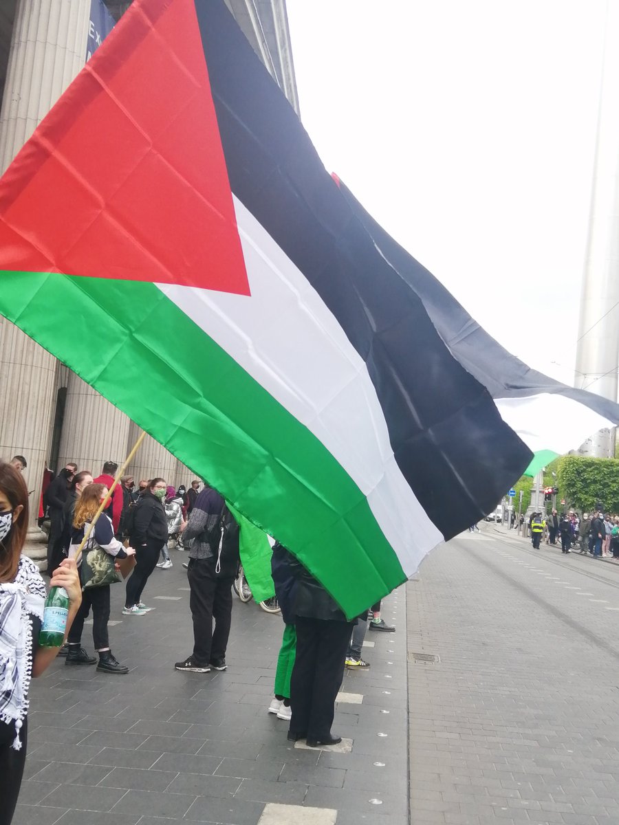 We were at the protest in Dublin in support of the Palestinian people and against Israeli state terror. #Palestine