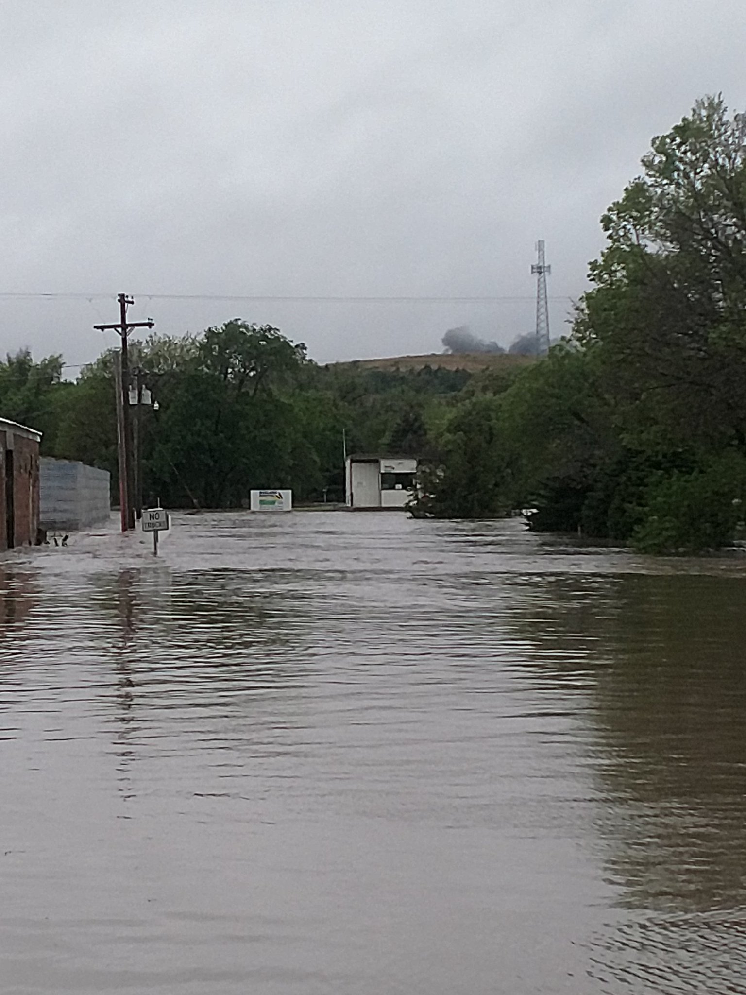 Brian Beisner on Twitter "Flooding in Natoma, KS. Fire department