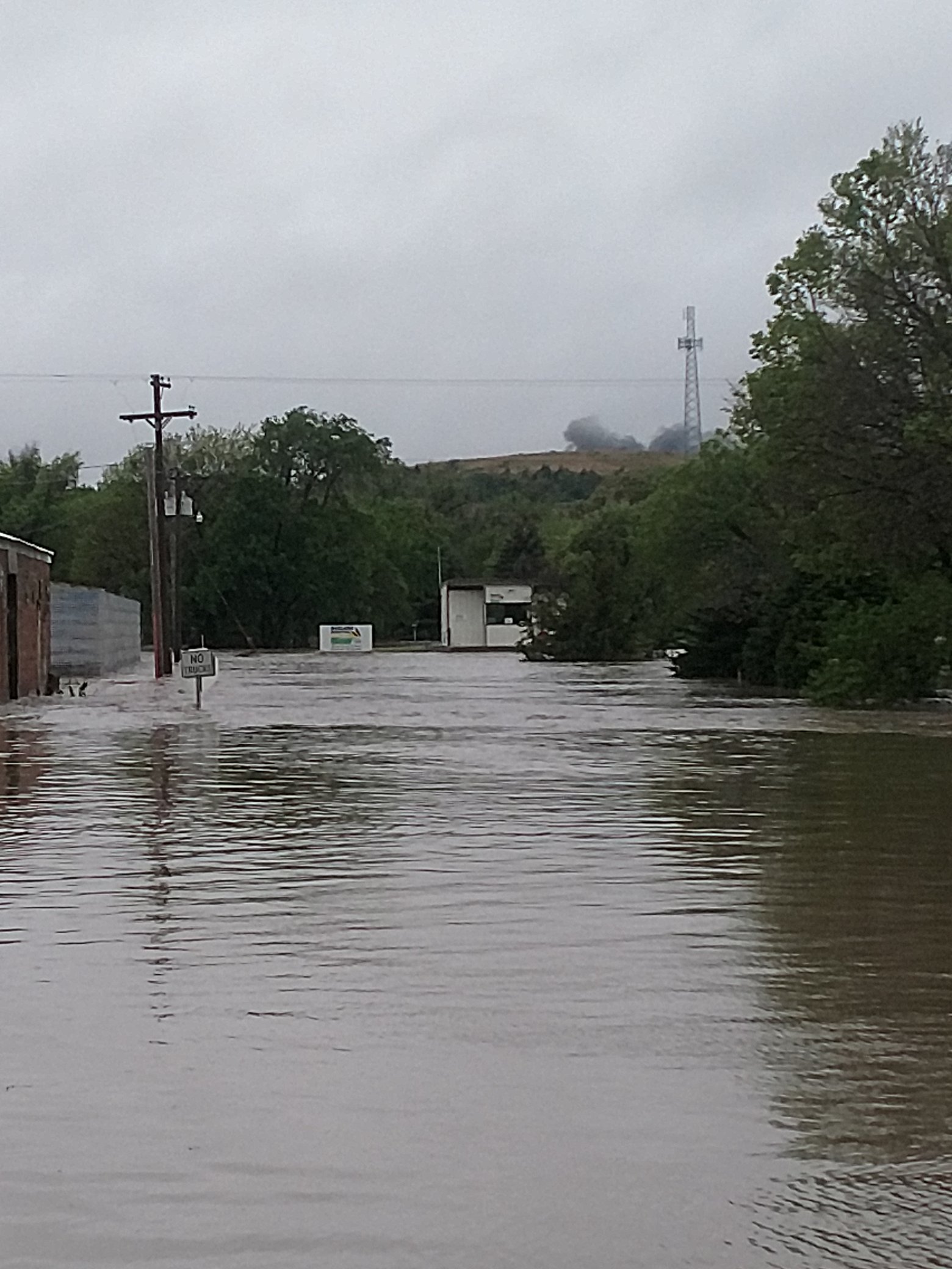 Brian Beisner on Twitter "Flooding in Natoma, KS. Fire department
