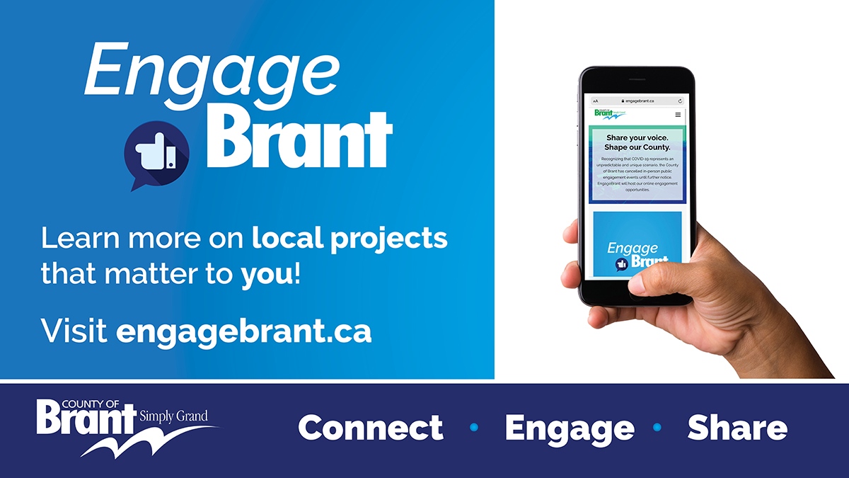 BrantCommunity's tweet photo. Have you visited the EngageBrant website yet?
Do you want to learn about community projects, plans and more?
Plus share your thoughts, take a survey and connect on local projects that matter to you!
To learn more visit https://t.co/1ZQMYRzWm5 today!
#EngageBrant https://t.co/vXPd8DY7Od