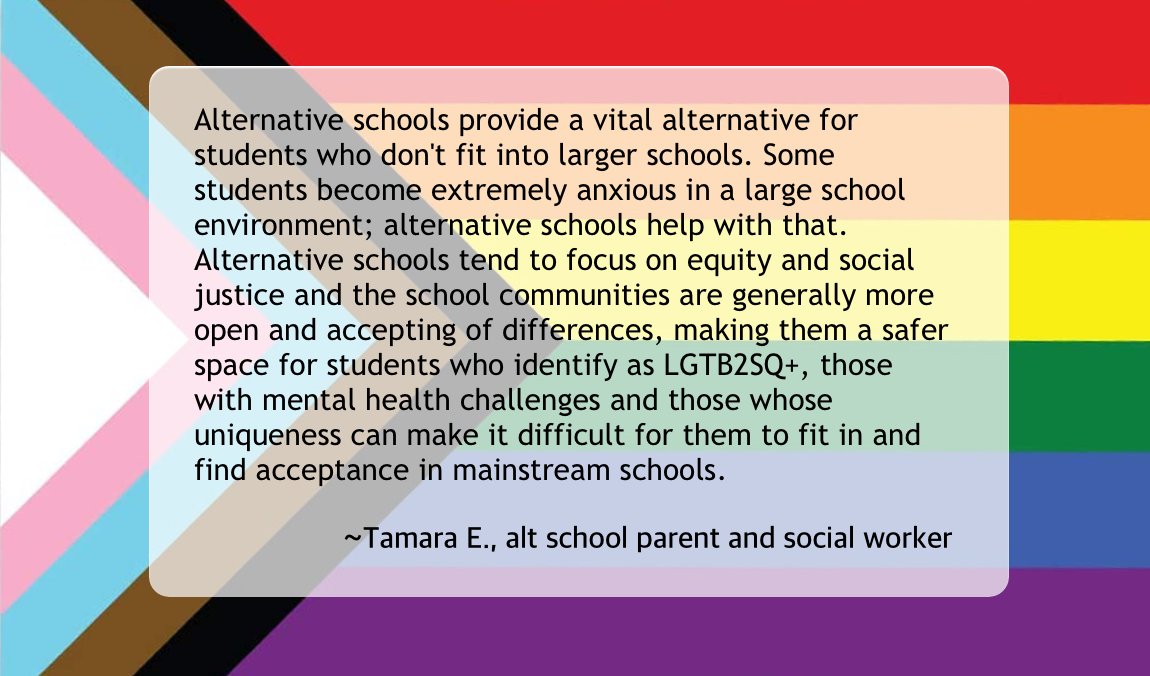 Social workers get a firsthand view of how alt schools can make a difference for many students. It's not too late to help save our alt schools! buff.ly/2R0uUwE