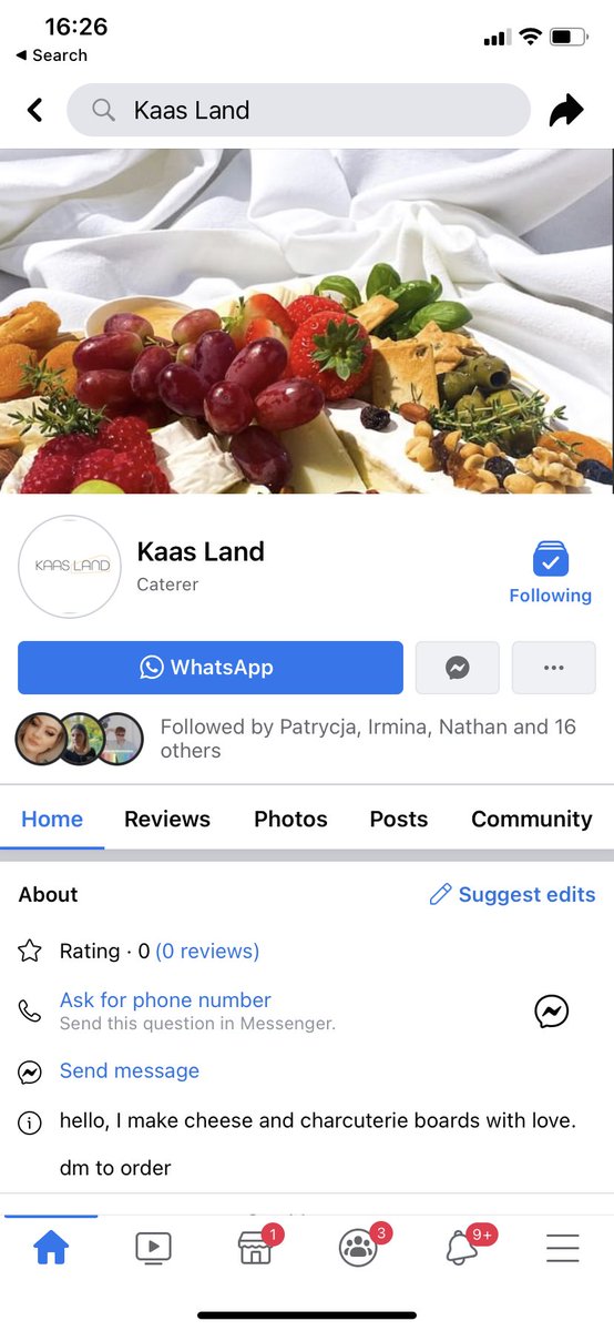 Mijn moeder heeft gestart met charcuterie en kaas schotels te maken op bestelling en is zo excited. Maar ze krijgt geen bestellingen. Het zou veel betekenen als jullie support geven gewoon en like of follow. Ze zou kei blij zijn ✨ 
Retweet zou lief zijn 
Kaasland_  op insta