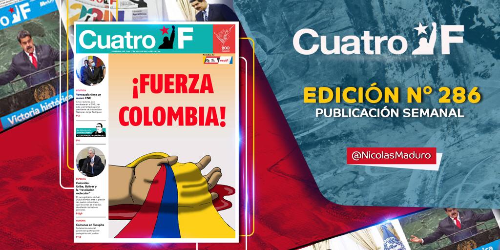 Extraordinarios análisis y artículos sobre la coyuntura nacional e internacional en esta edición N° 286 del @CuatroFWeb. La comparto con todos y todas para su lectura y difusión masiva. ==> bit.ly/3tQxkeO