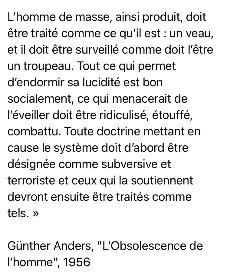 Gunthers Ander. L obsolescence de l homme #lecture #philosophe