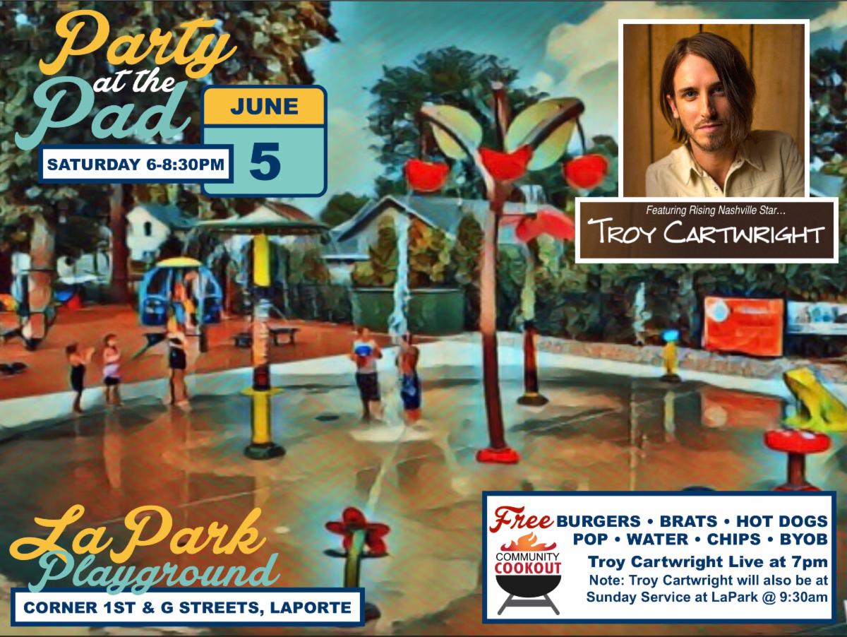 blclaporte's tweet photo. Party at the Pad! LaPark Playground after hours community party with music by Troy Cartwright! https://t.co/fhBaMPyZLh https://t.co/Tbbe73FKKg