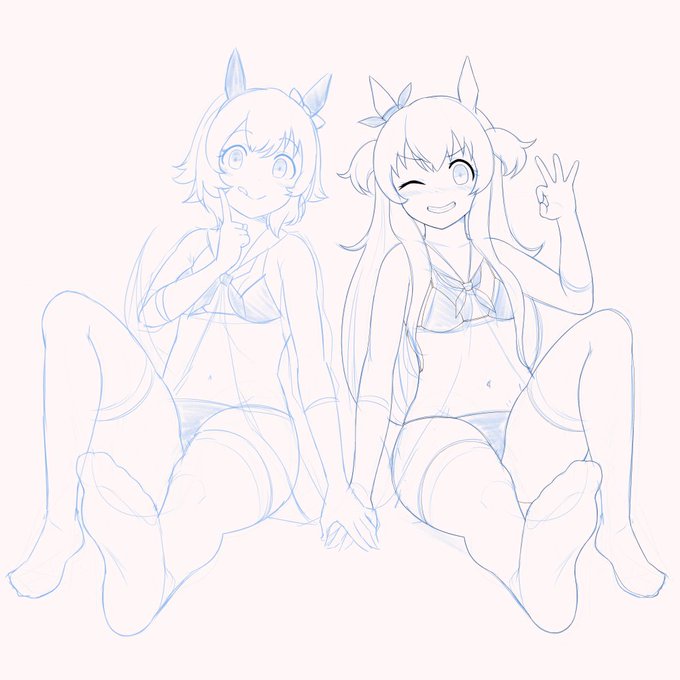 マヤの線画終わり 