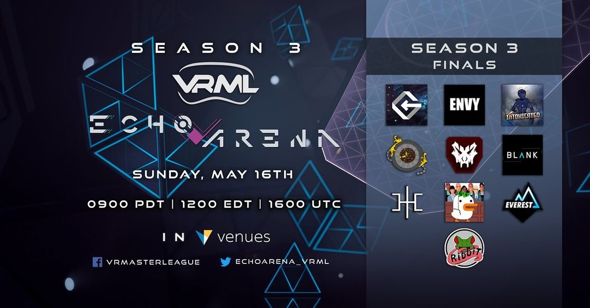 🔴EU S3 Finals - LIVE!

Join us! <a href="/TeamGravityVR/">Team Gravity</a>, Intoxicated, ENVY &amp; Everest play for a piece of the $8,200 USD prize pool!

🥽ocul.us/3yarAQp
📺twitch.tv/vrmasterleague
📺fb.gg/vrmasterleague
📺youtu.be/X_p2GjhuXVE
📺juked.gg/e/rBVR1R8WtuGO…
#echoarena #vresports #vr