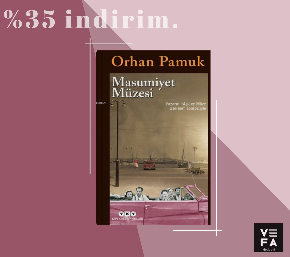 vefakitabevim's tweet photo. Sabırla, tevekkülle insanın kazanamayacağı kalp, fethedemeyeceği kale yoktur, değil mi?
Orhan Pamuk https://t.co/45g2rUcW2C
