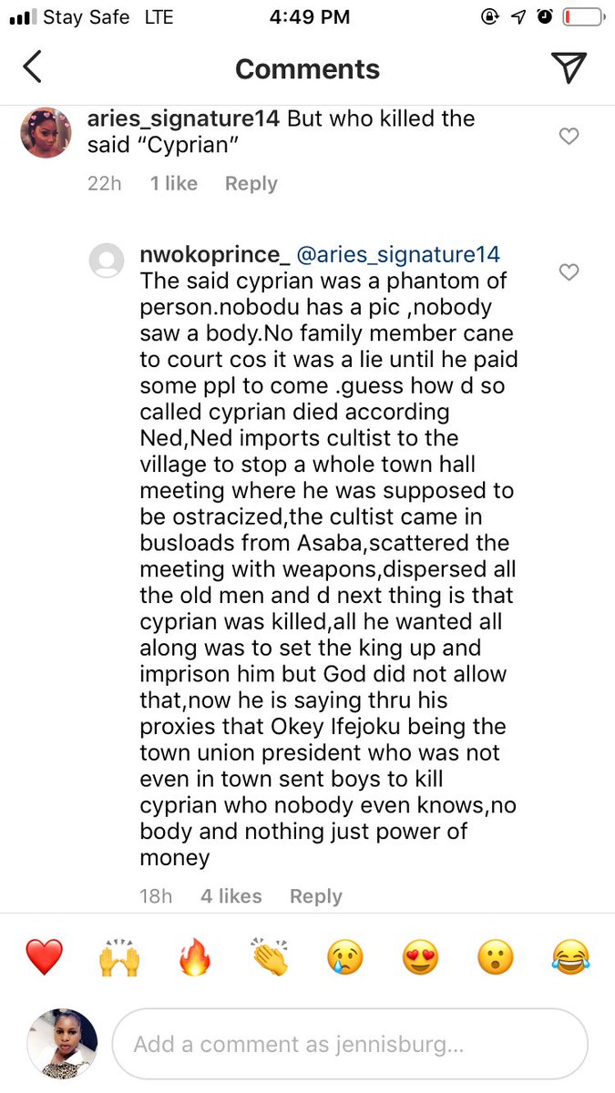 This is what someone has to say about Ned nwoko and the dead cyprian #freeOkeyIfejoku
