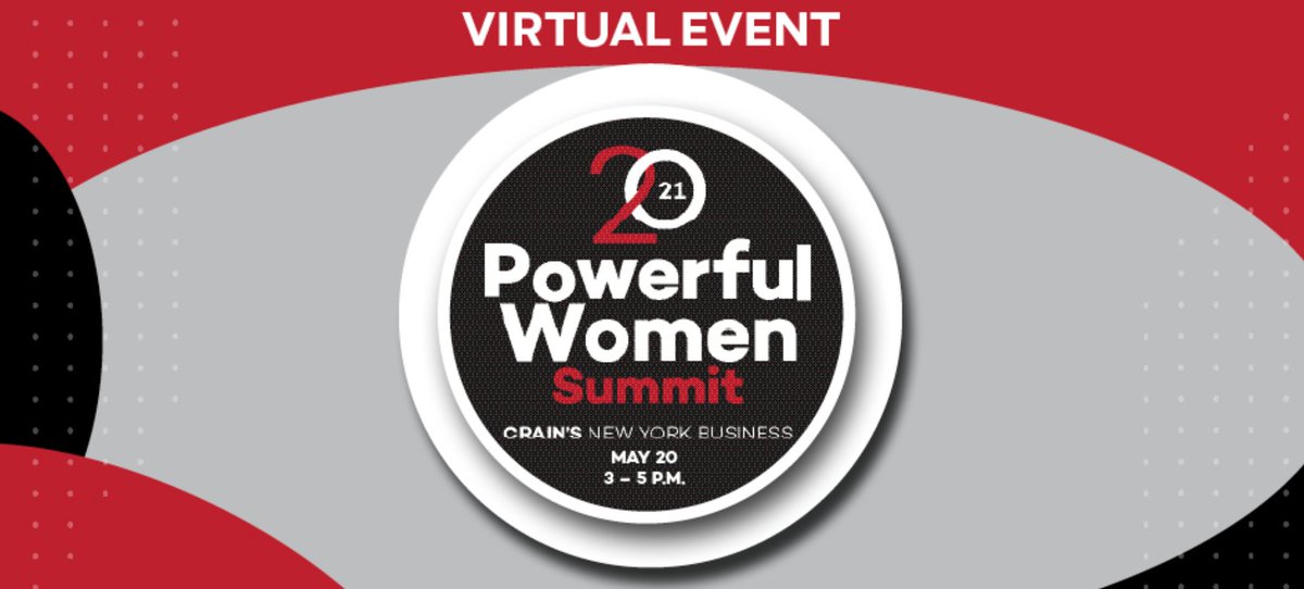 Join #CrainsNY & some of New York's most powerful women THIS WEEK to learn how they overcame challenges to reach the top of their fields. TICKETS: ow.ly/bo7650ENu1e
@CarlinaRivera @KellyGrierEY @kasirernyc @melvammillernyc @juliepsamuels @LizRodbell @natalieLsach