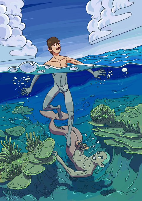 Have you ever noticed anything weird underwater? Maybe it was a naughty merman... https://t.co/6ZGJC