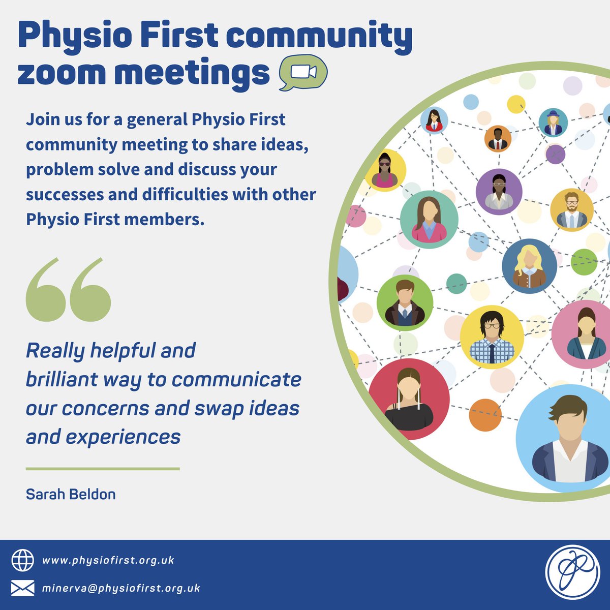 Have you attended one of our community zoom meetings yet? 💻

Meet with other physiotherapists to share ideas, problem solve and discuss your successes and difficulties. Look out for upcoming meeting dates in our bulletins and website! 

#communitymeetings #membership