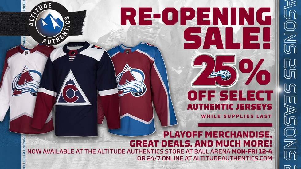 Colorado Avalanche Jerseys in Colorado Avalanche Team Shop 