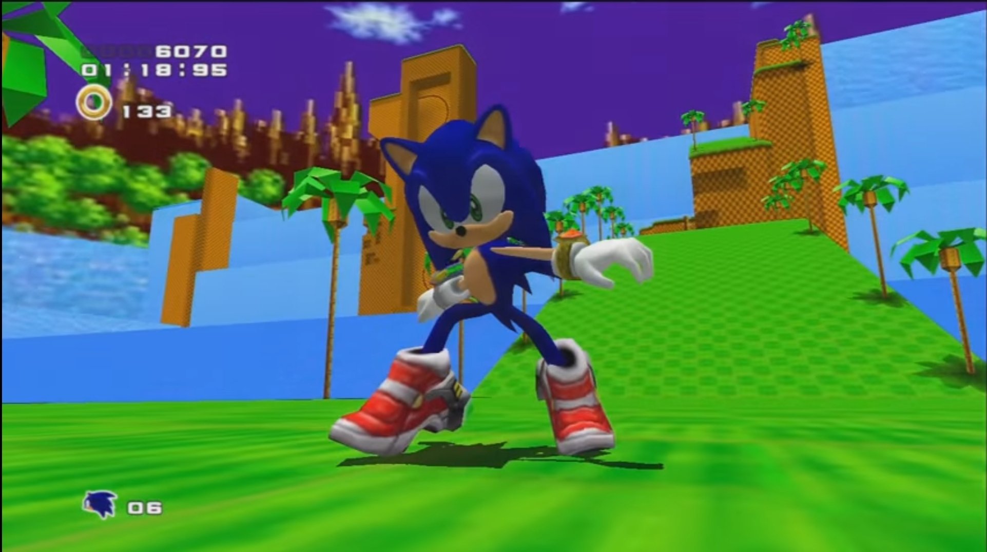 Sonic Adventure 2 HD - Green Hill Zone (A-Rank & Casual Run) 