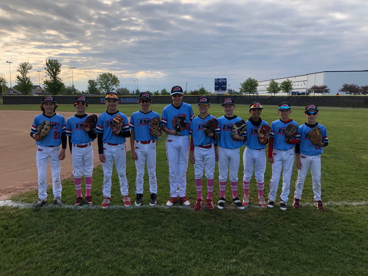 TaddGibby24's tweet photo. ESP 12u Red @CoachEydenberg wearing their Sunday Blues waiting 2 find out their opponent in the 12u Championship Game   #ESPTrained #ESP2027Red https://t.co/NwmVedxE8a