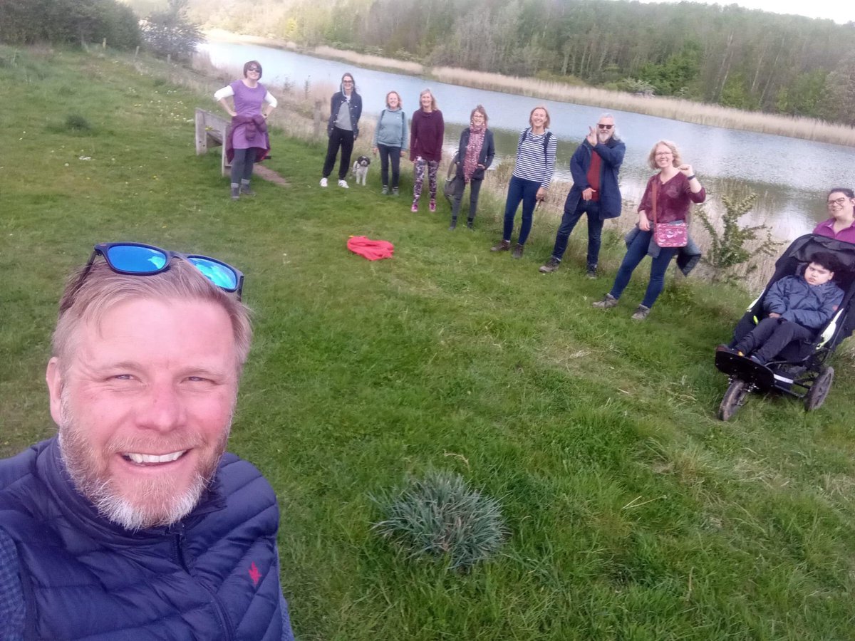 #bluetonic What a brilliant first mindfulness walk led by <a href="/modernmillie70/">Jane North</a> It was so nice to connect with nature in a beautiful blue space close to Cotgrave. Check out our collection of walks by water in the Midlands and Mindfulness activities: bluetonic.org.uk