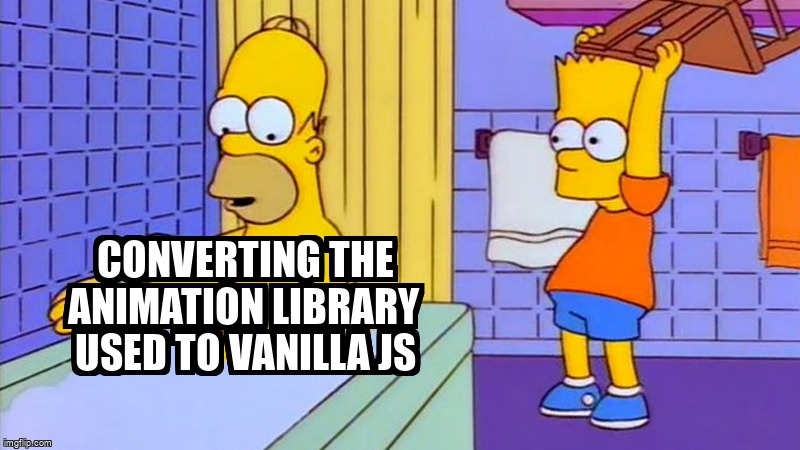 overflow_meme's tweet image. Converting the animation library used to Vanilla JS stackoverflow.com/questions/6755… #css #csstransitions #html #javascript