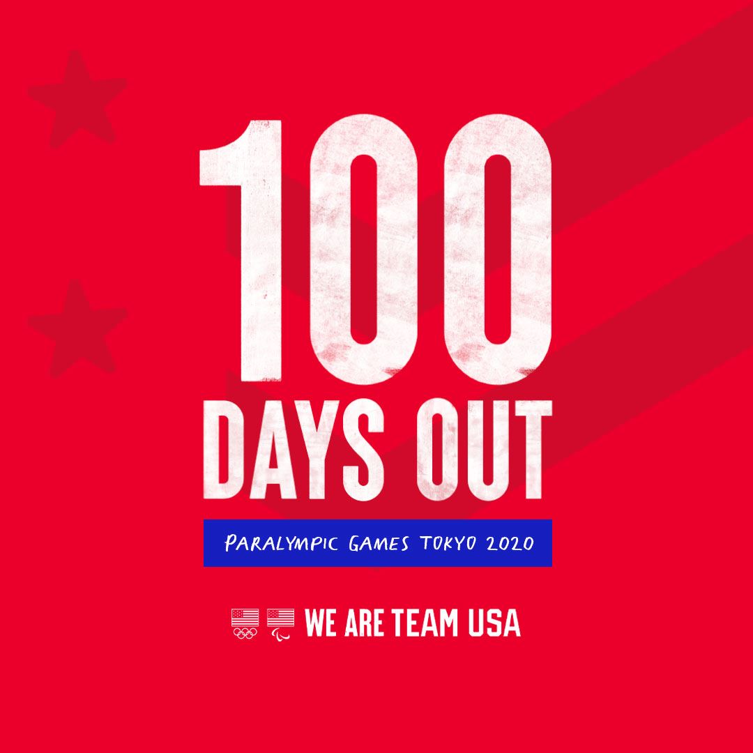 In 100 days, we’re making history. <a href="/TeamUSA/">Team USA</a> #TokyoParalympics