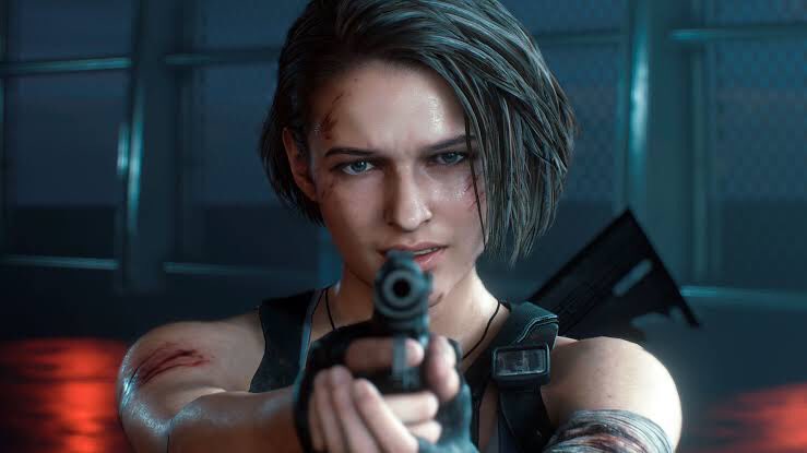 jillslockpick's tweet image. “she is an elite operative of R.P.D. special tactics and rescue service.
her name is... something... valentine.”🌟