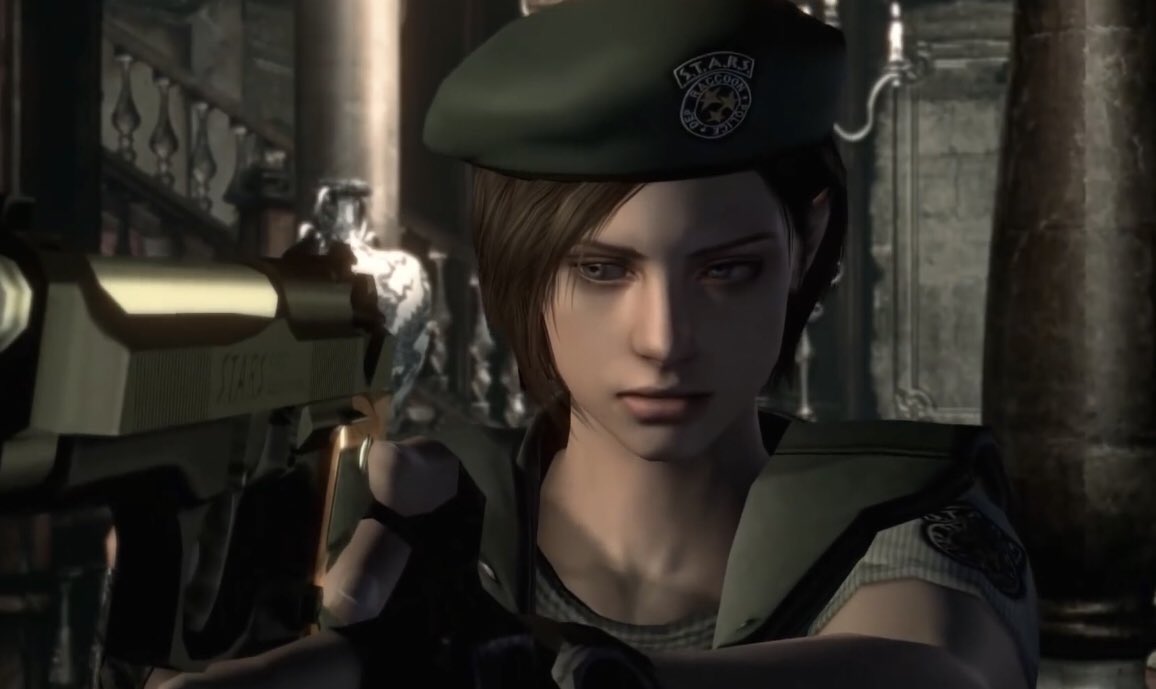 jillslockpick's tweet image. “she is an elite operative of R.P.D. special tactics and rescue service.
her name is... something... valentine.”🌟
