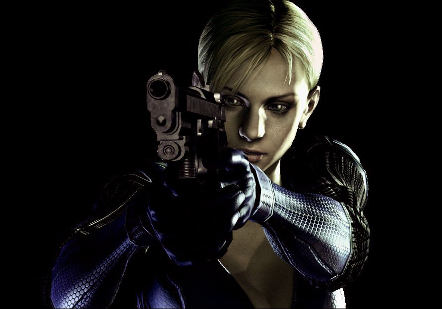 jillslockpick's tweet image. “she is an elite operative of R.P.D. special tactics and rescue service.
her name is... something... valentine.”🌟