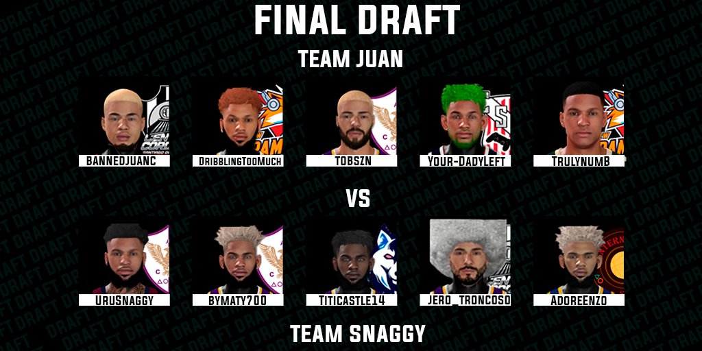 HOY FINAL DEL DRAFT
Team @Juan_cruz55  vs Team <a href="/FrancoPullol/">puyi</a> 
⌚18:00hs arg
📺Twitch.tv/bannedjuanc