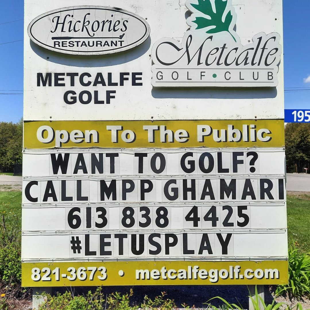 MetcalfeGolf's tweet photo. NDP has forced a vote on Mon. demanding immediate reopening of outdoor activities. Call/email your MPP tell them how to vote. MPP Contact info found here - https://t.co/gg7SX66RBk
#LetusPlay #golfissafe 
@fordnation @YoungerGolf @Flagstick @CJ_Stevenson @tsnjamesduthie @TSNSimmer https://t.co/TCg19EtqIl