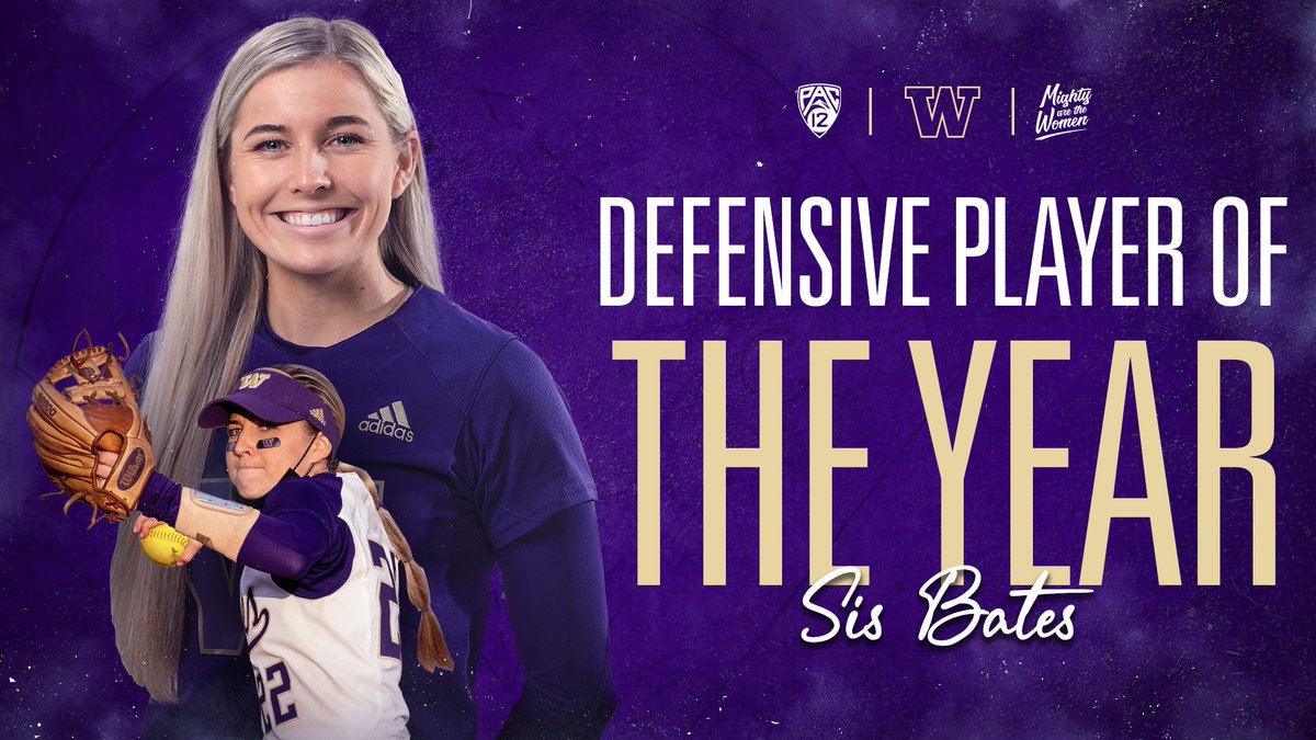 sabio En general moderadamente Washington Softball on Twitter: "Sis Bates earns her third @pac12 Defensive  Player of the Year award, the second player EVER to do so!  &gt;&gt;https://t.co/cOp8GEoc3i #MightyAreTheWomen https://t.co/DXbPHAodNU"  / Twitter