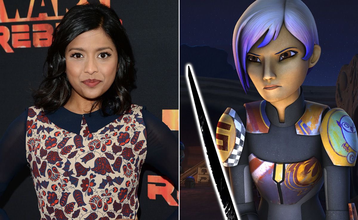 Happy birthday to the graffiti artist and explosive specialist mandolarian Sabine Wren actress Tiya Sircar 